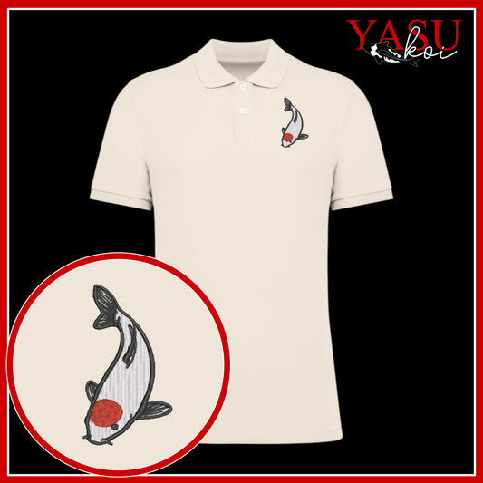 Tancho 'Koroko' Embroidered Organic Polo Shirt