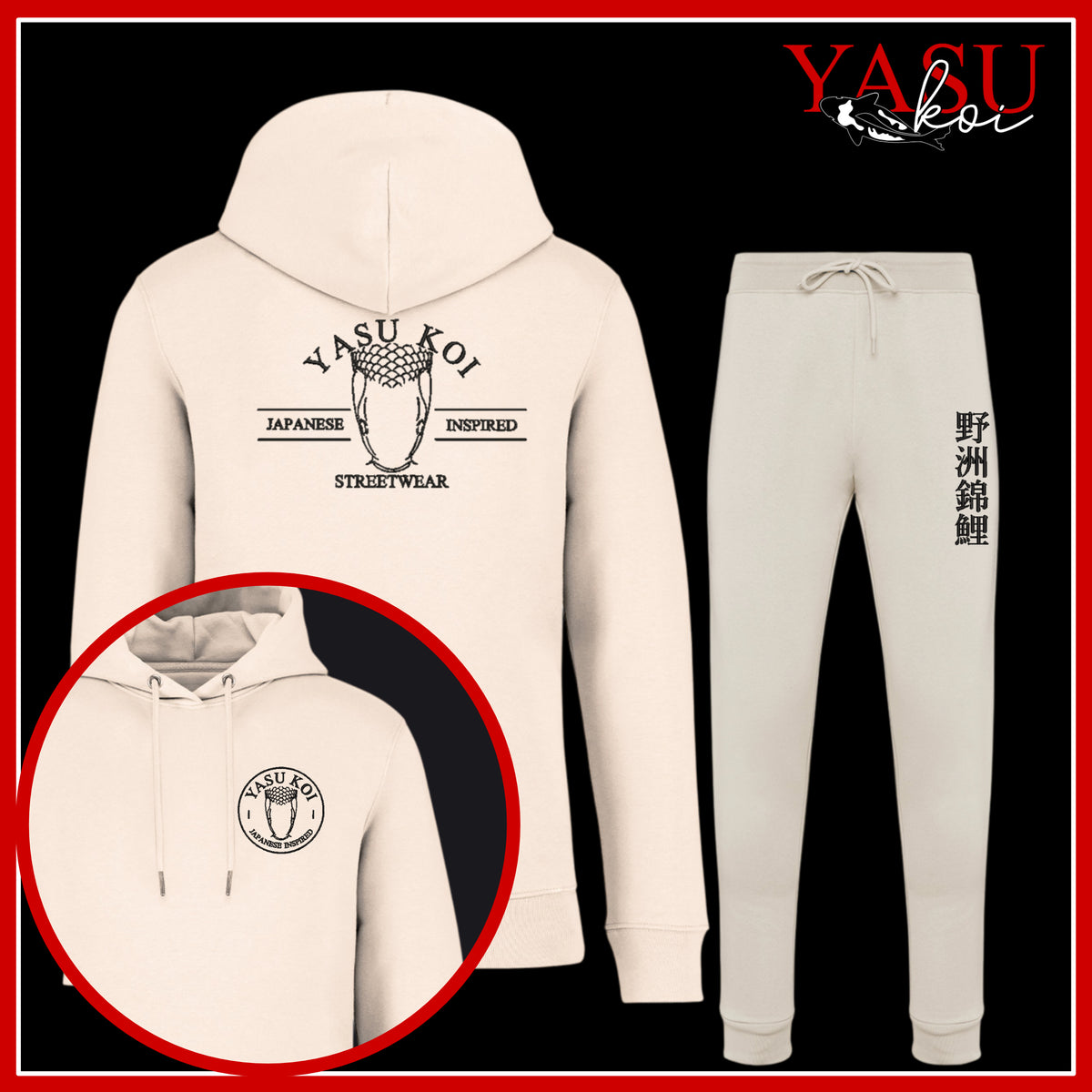 Yasu Nishikigoi Full Organic Tracksuit