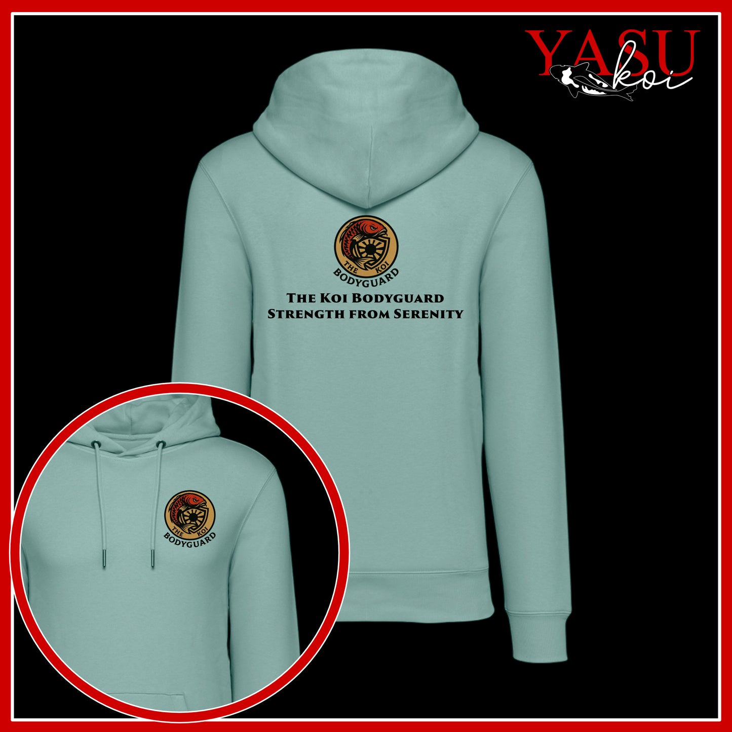 The Koi Bodyguard Organic Cotton Hoodie