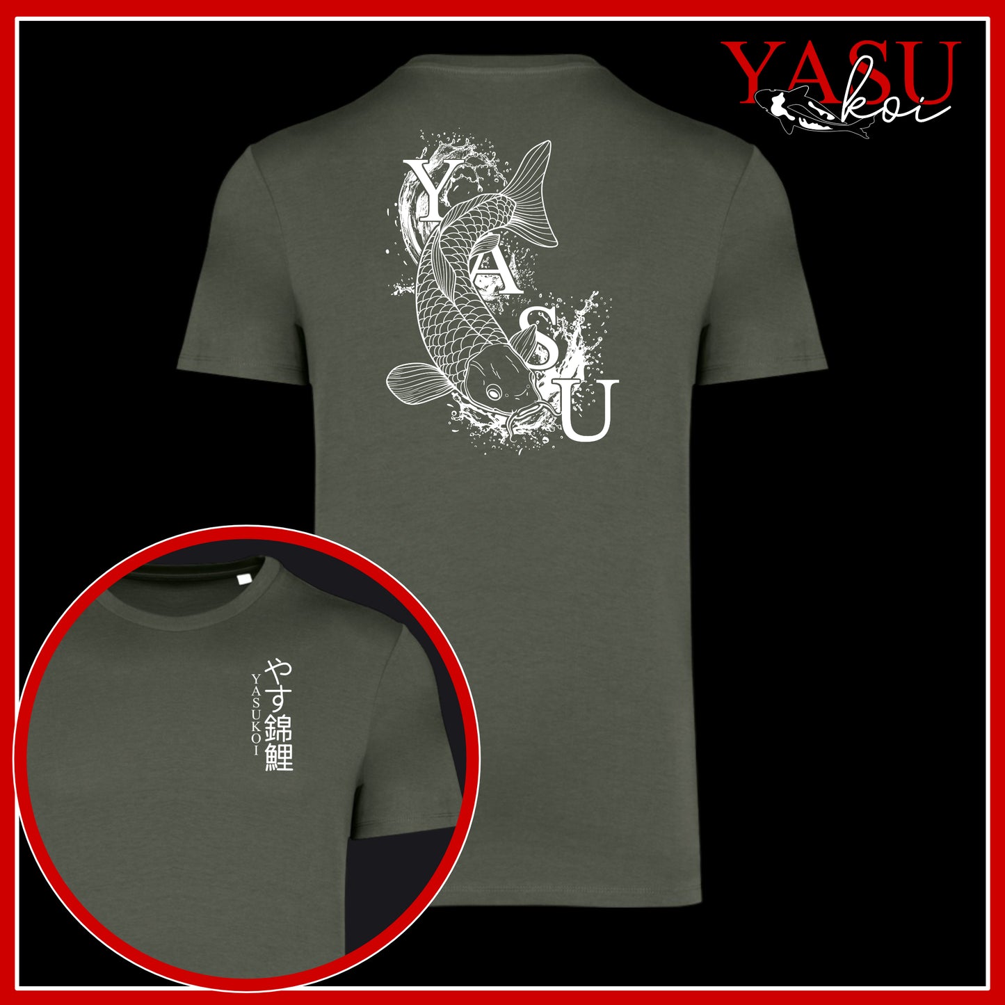 Yasu Waves Organic Cotton T-Shirt