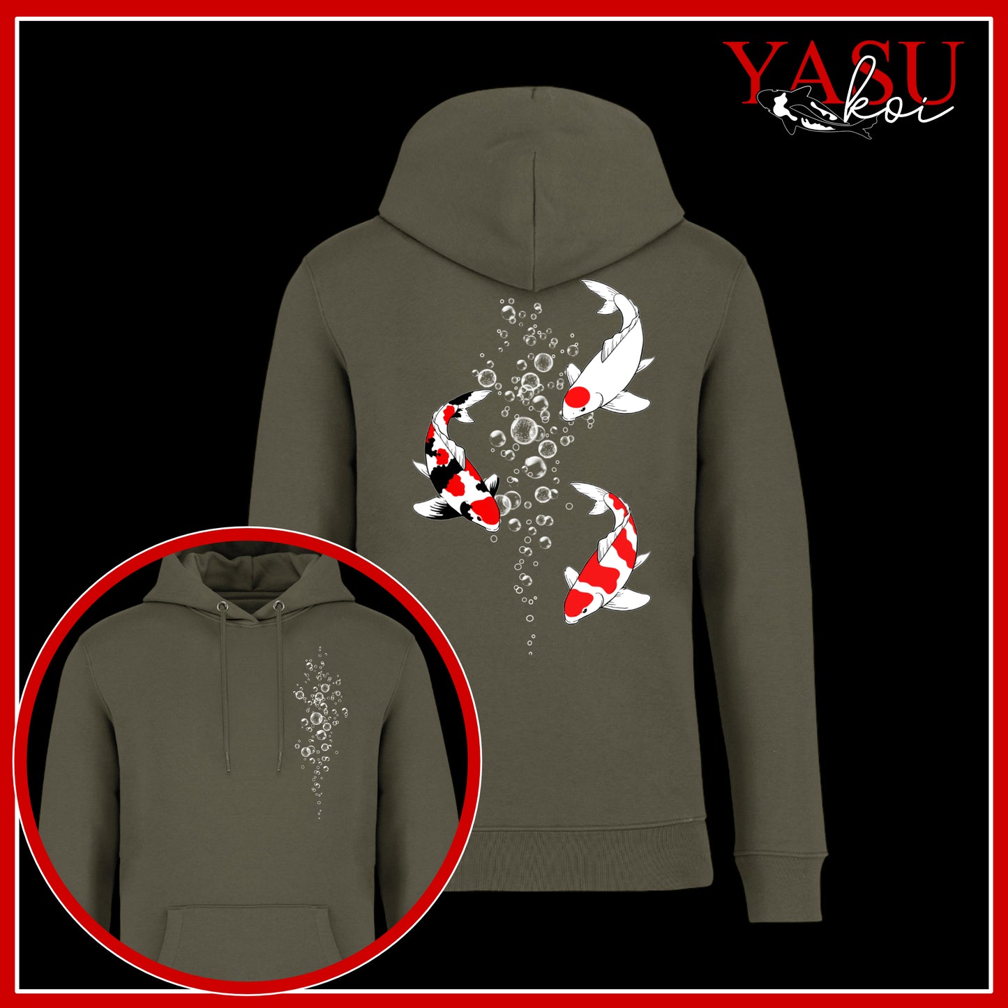 Bubbling Up Luxury Organic Hoodie