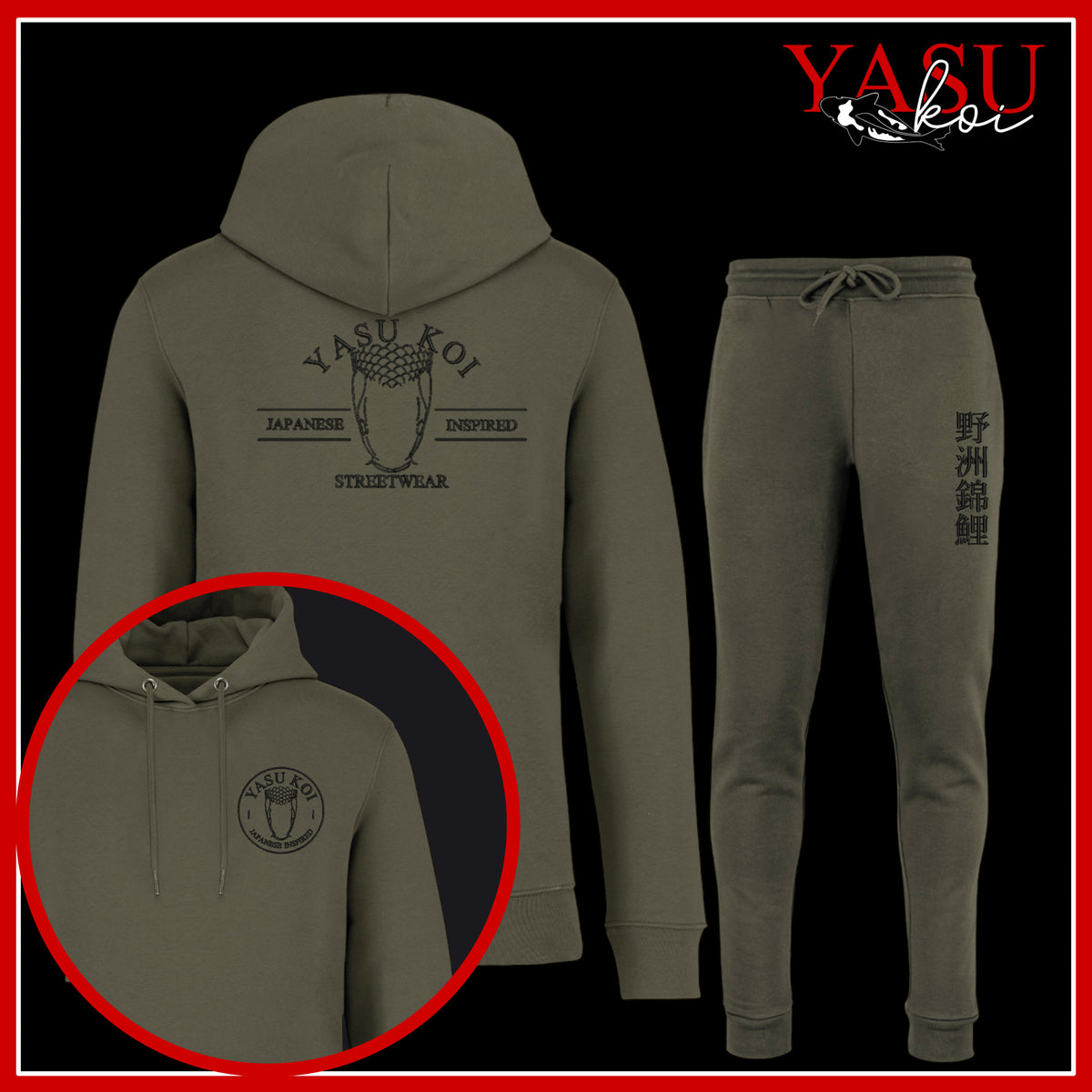 Yasu Nishikigoi Full Organic Tracksuit