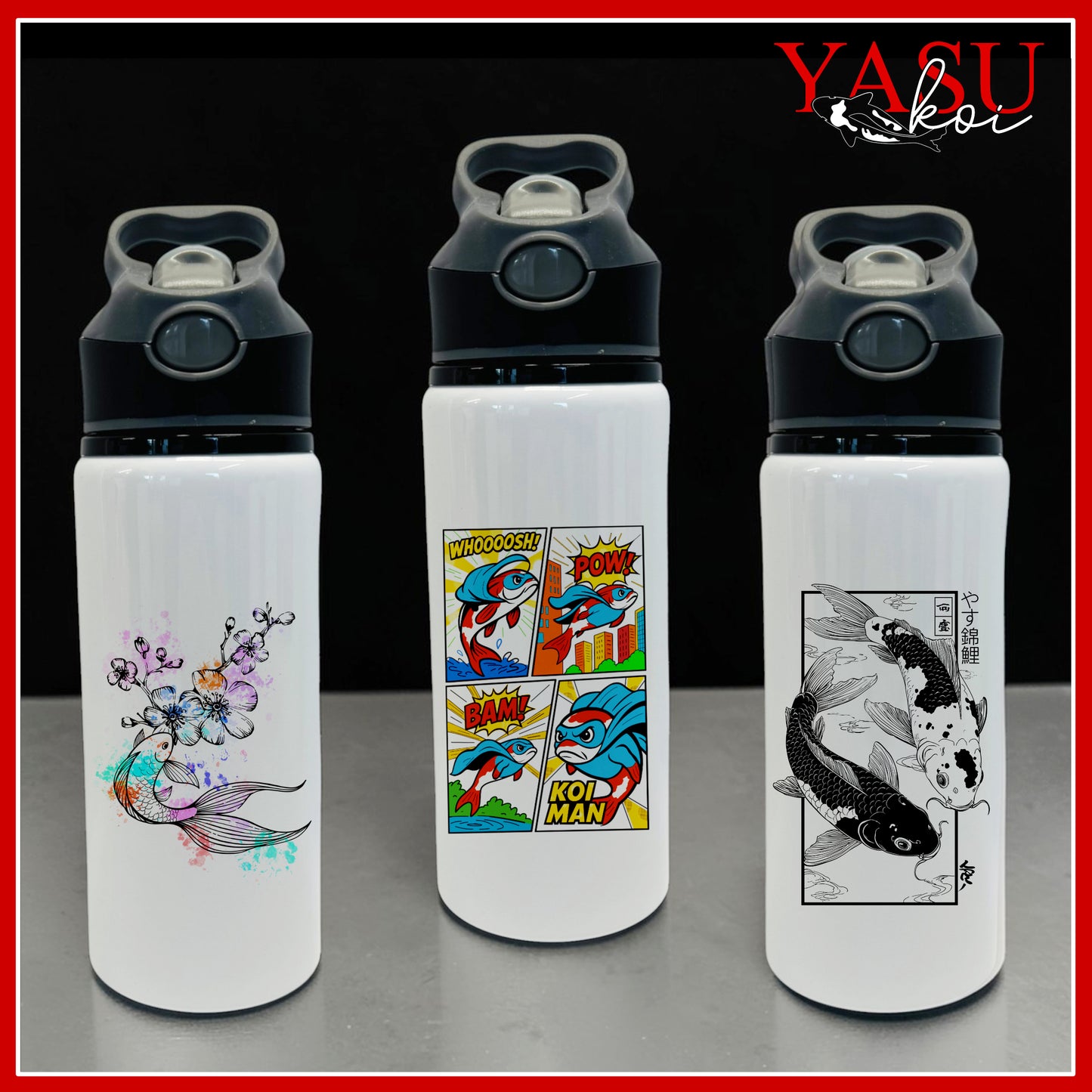 Fin-Tastic Kids 600ml Flasks