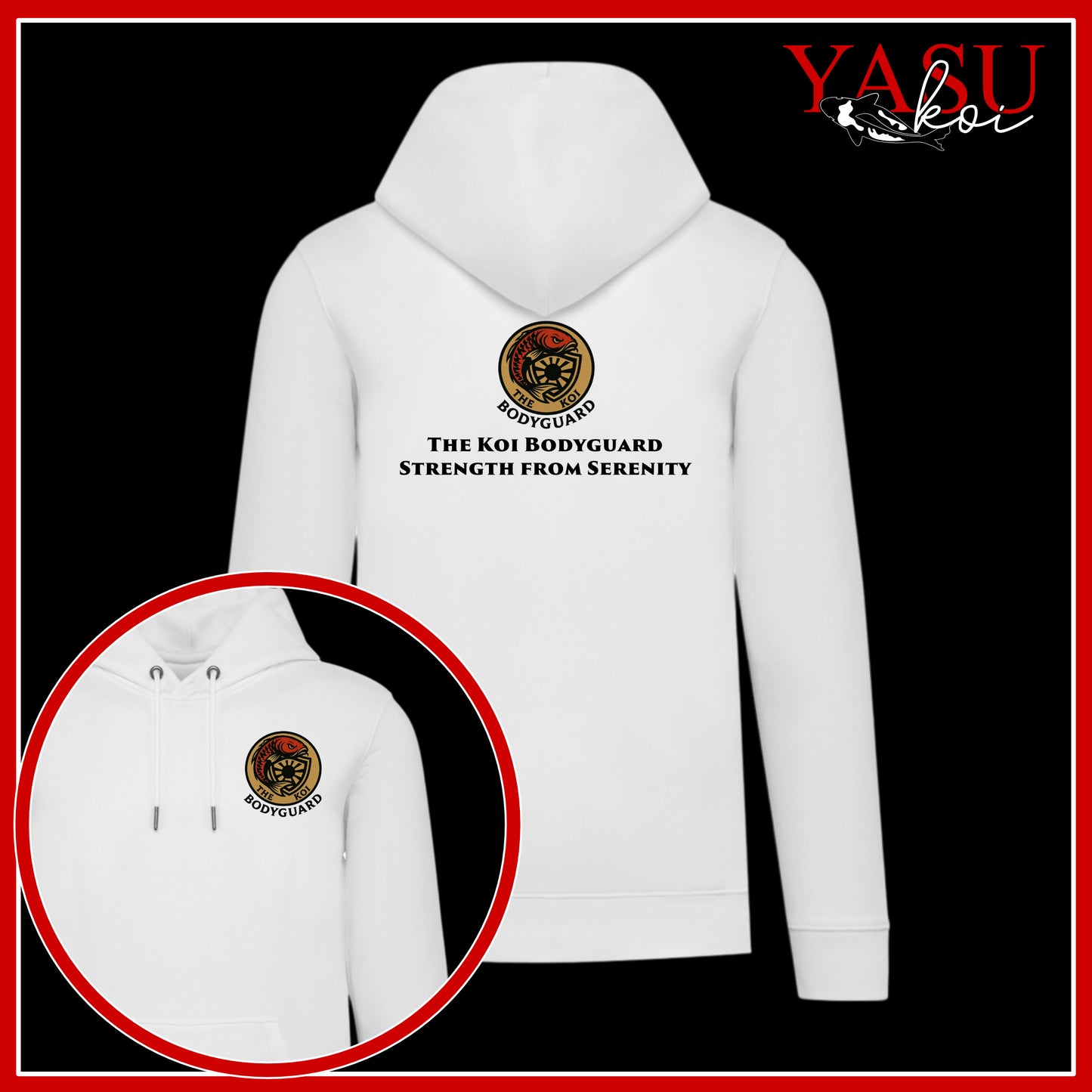 The Koi Bodyguard Organic Cotton Hoodie
