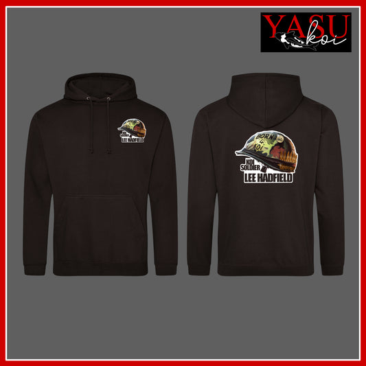 Koi Soldier - Lee Hadfield Official Black Hoodie