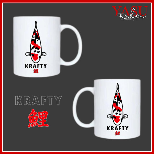 Krafty 110z White Mug