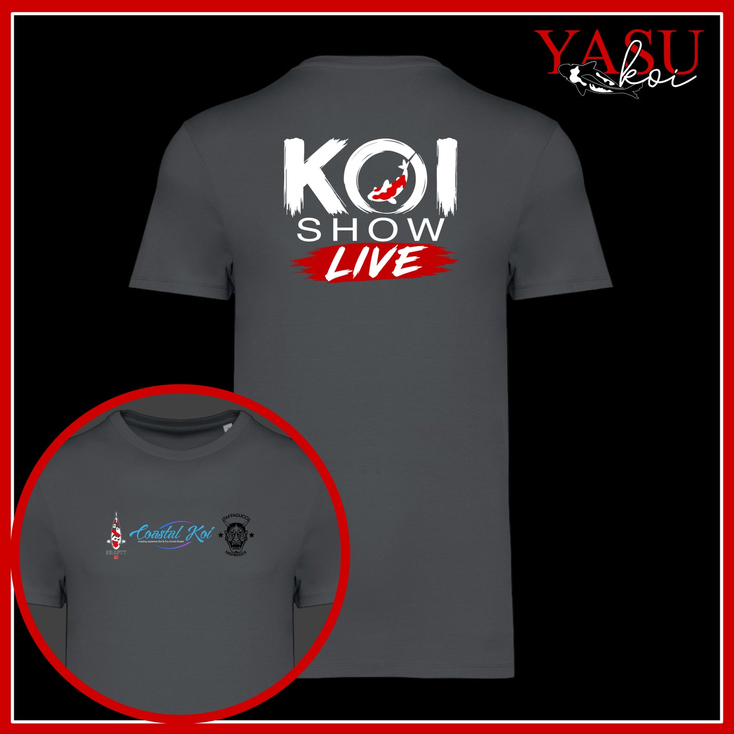 Koi Show Live Organic Cotton T-Shirt