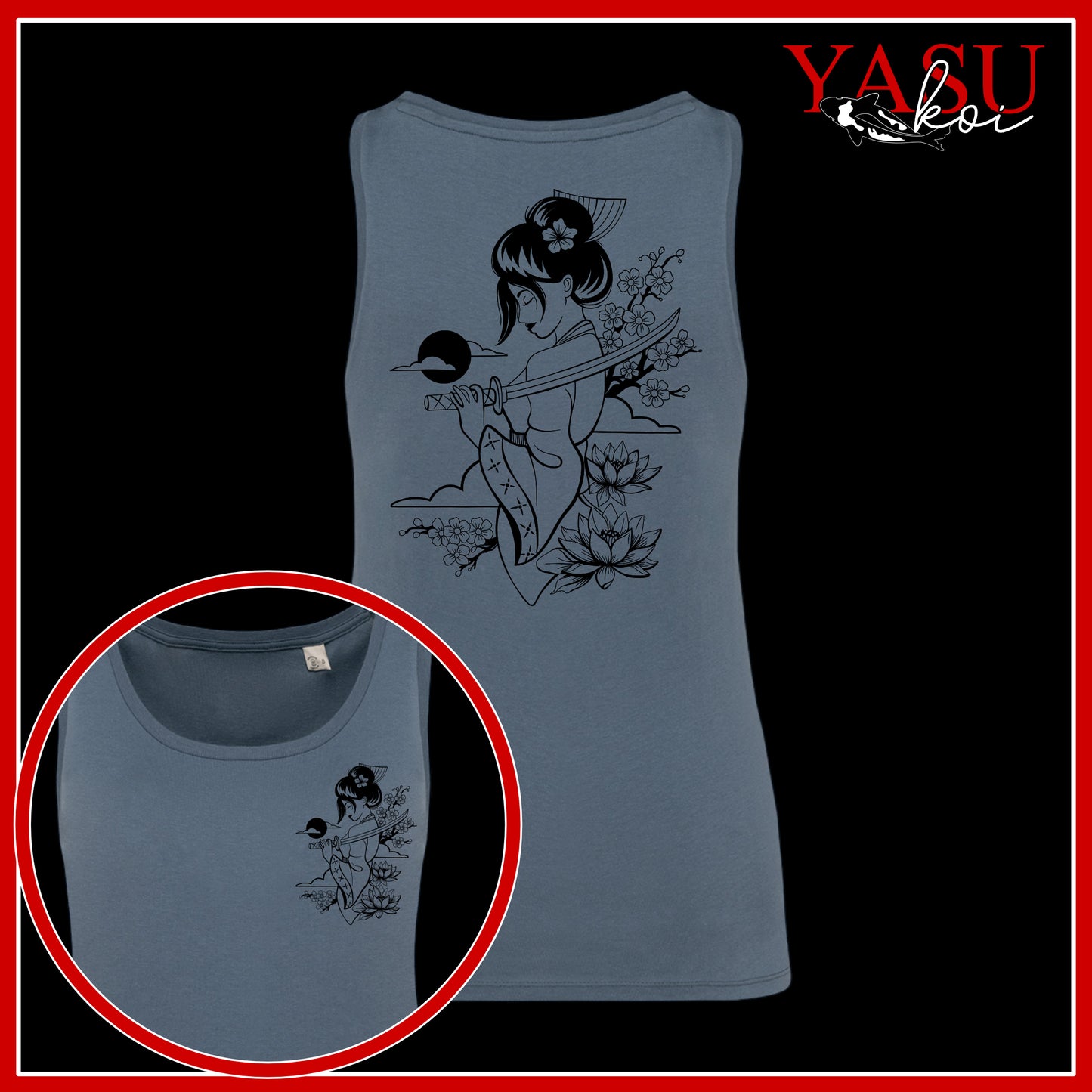 Onna-Bugeisha Organic Cotton Tank Top