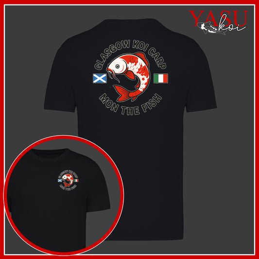 Glasgow Koi - Mon The Fish Black T-Shirt