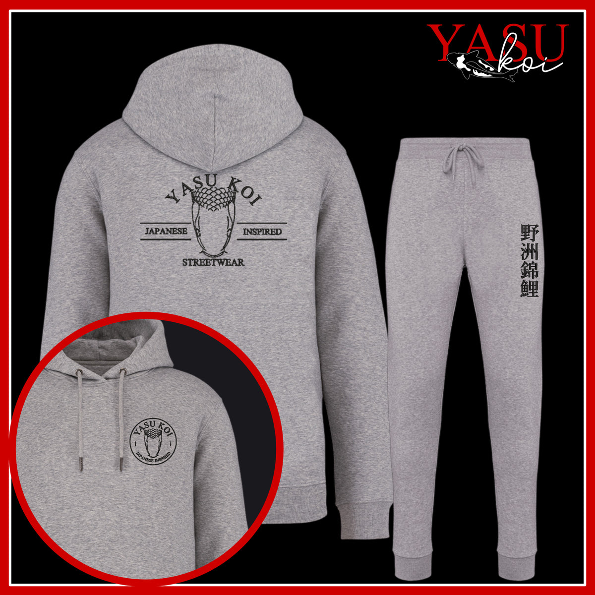 Yasu Nishikigoi Full Organic Tracksuit