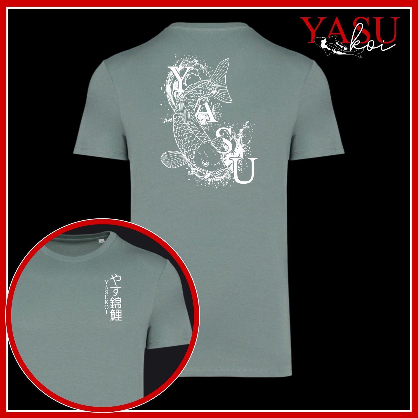 Yasu Waves Organic Cotton T-Shirt