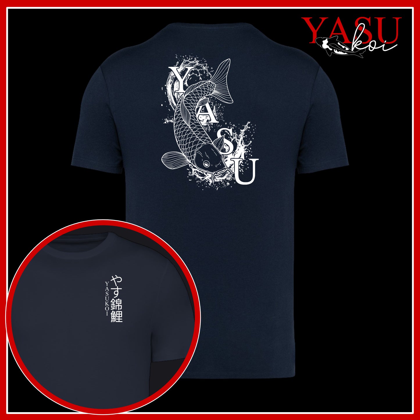 Yasu Waves Organic Cotton T-Shirt