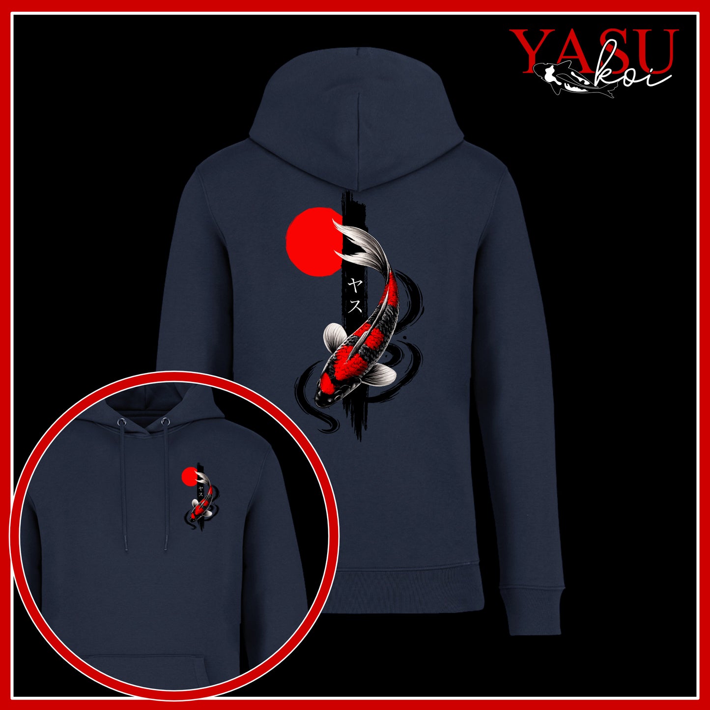 Goshiki Brush Organic Cotton Hoodie