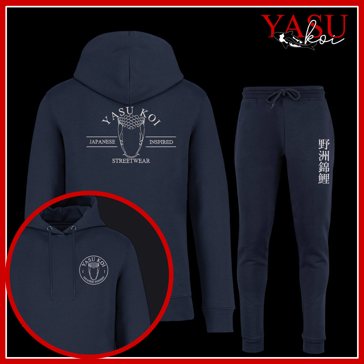 Yasu Nishikigoi Full Organic Tracksuit