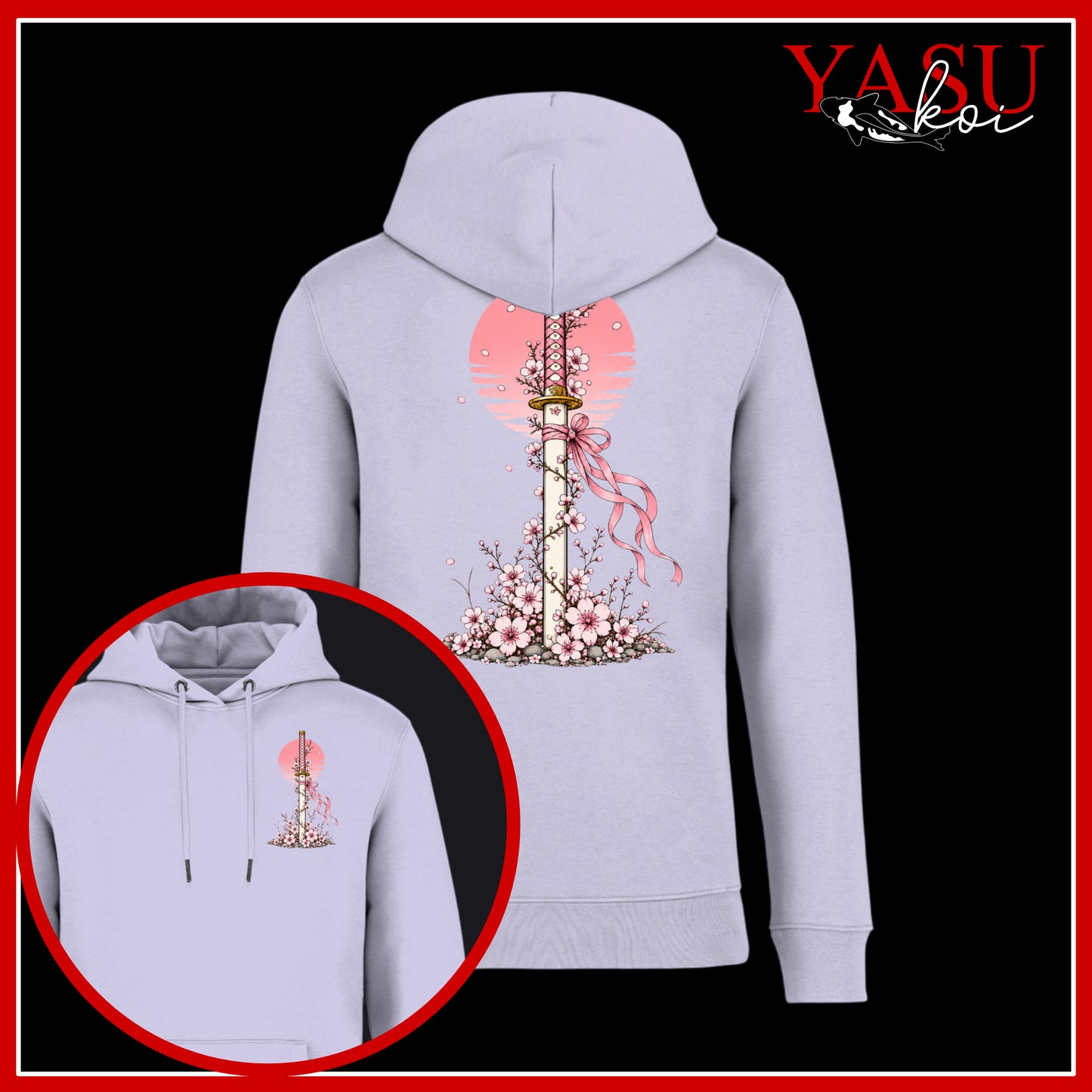 Sakura's Edge Organic Cotton Hoodie