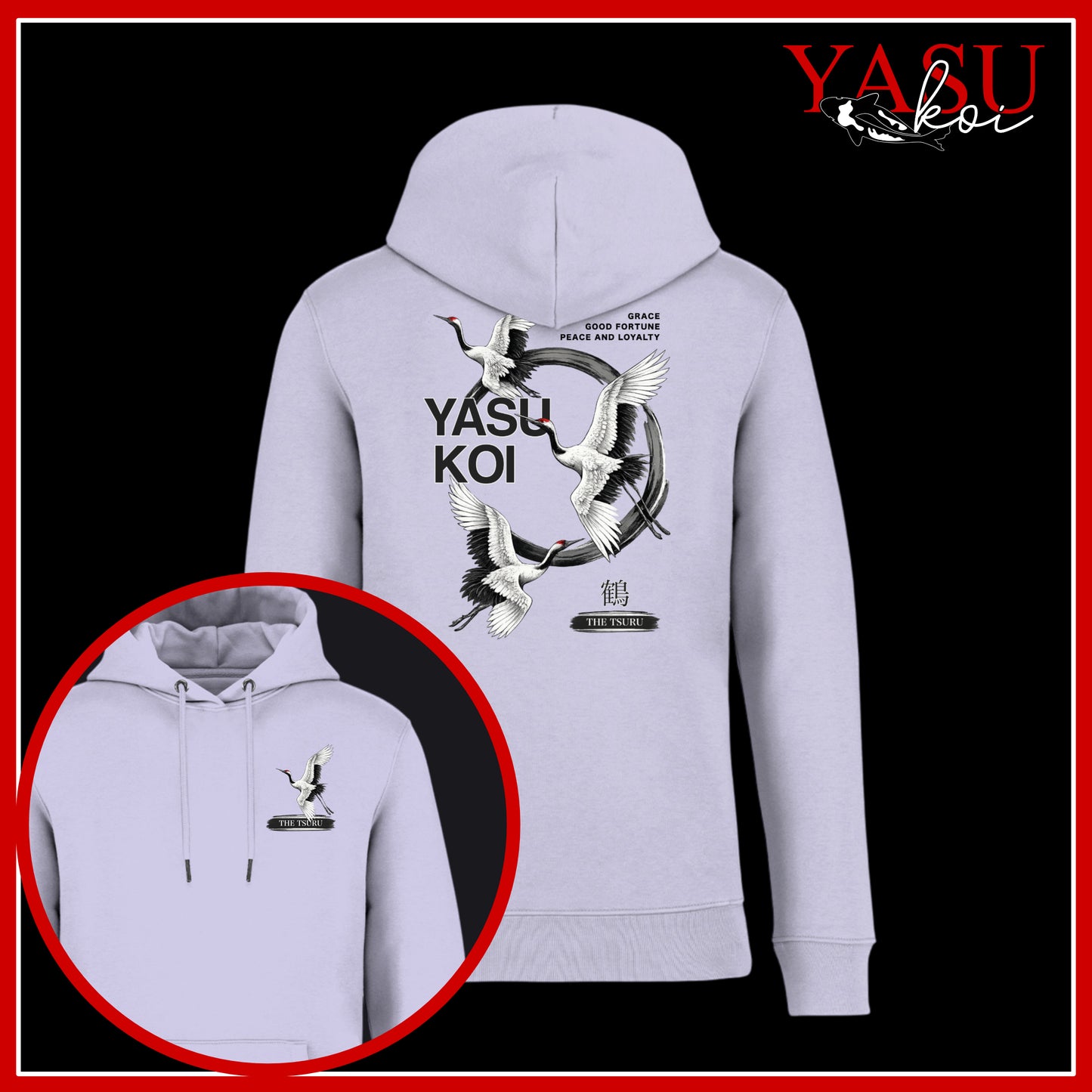 Tsuru Organic Cotton Hoodie
