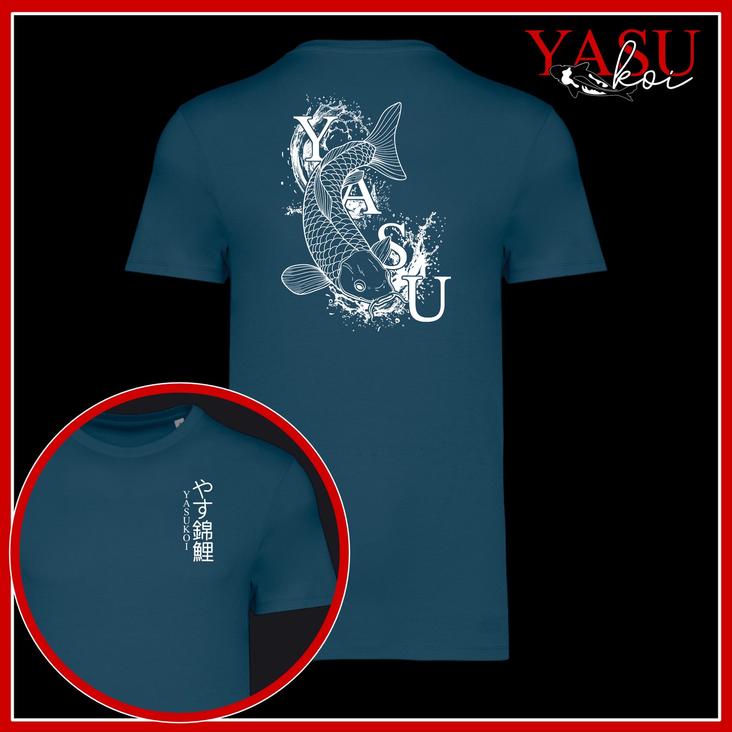 Yasu Waves Organic Cotton T-Shirt