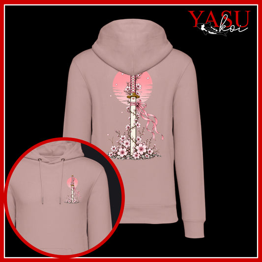 Sakura's Edge Organic Cotton Hoodie