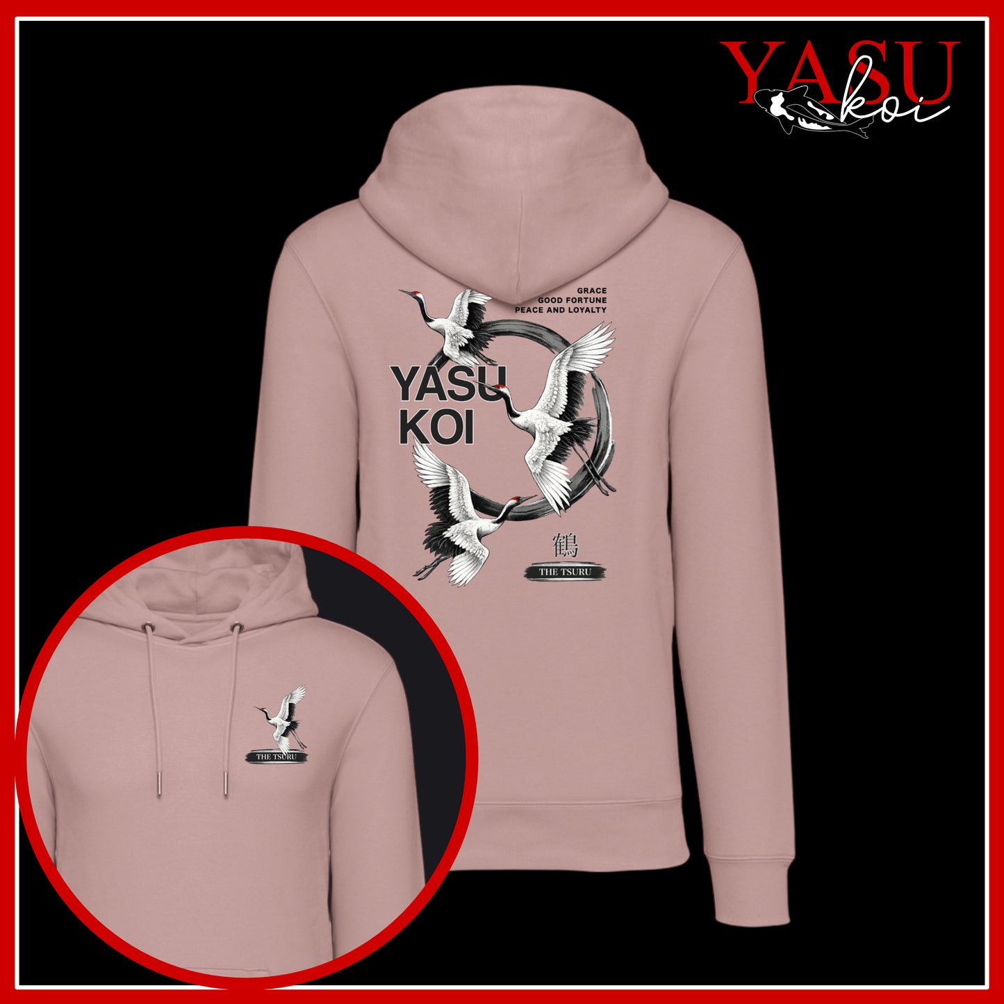 Tsuru Organic Cotton Hoodie