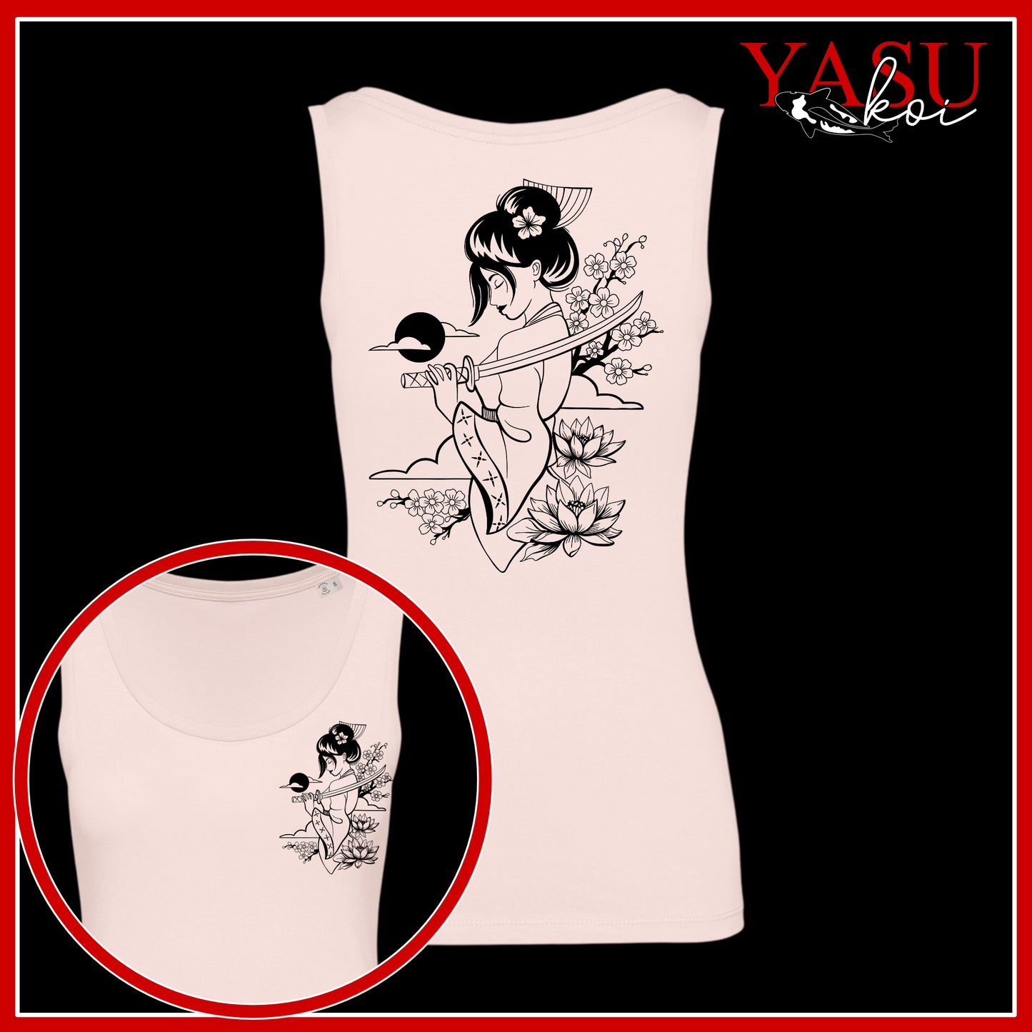 Onna-Bugeisha Organic Cotton Tank Top