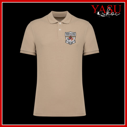 North East Koi Club Embroidered Organic Polo Shirt