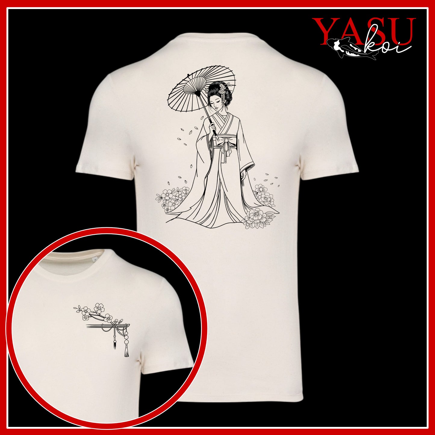 Silent Elegance Organic Cotton T-Shirt