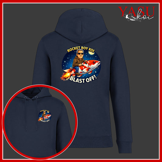 Rocket Boy Koi Organic Cotton Hoodie