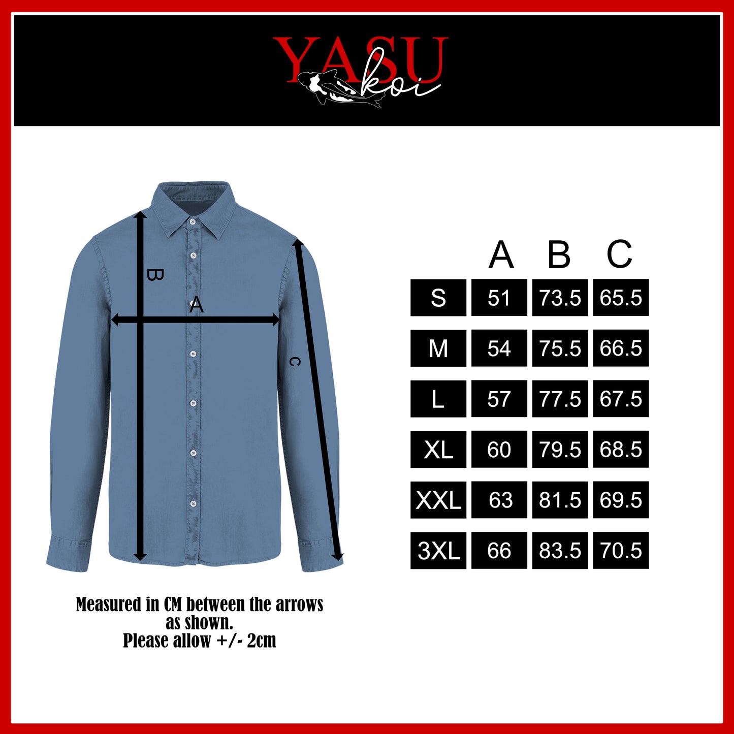 Peaceful Koi Organic Long Sleeve Button Shirt