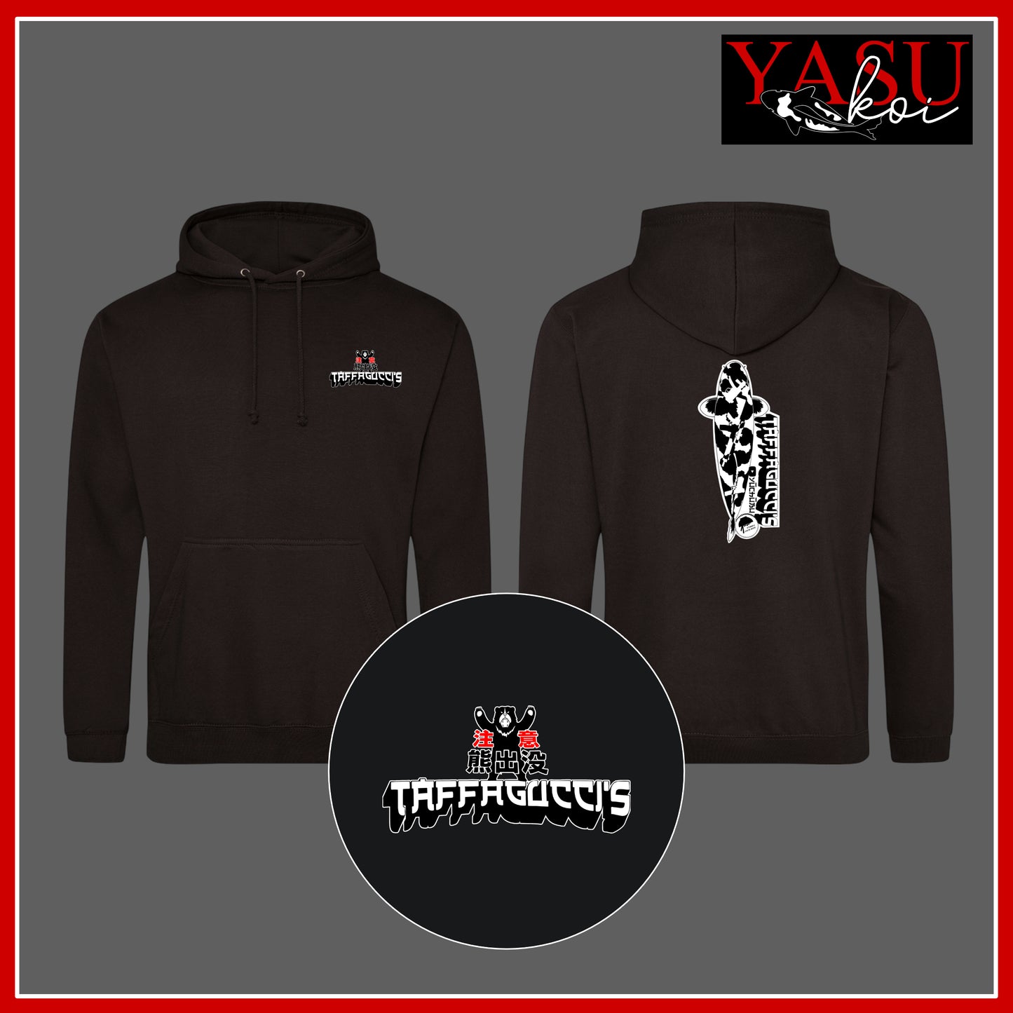 Taffagucci - Lee Hadfield Official Black Hoodie
