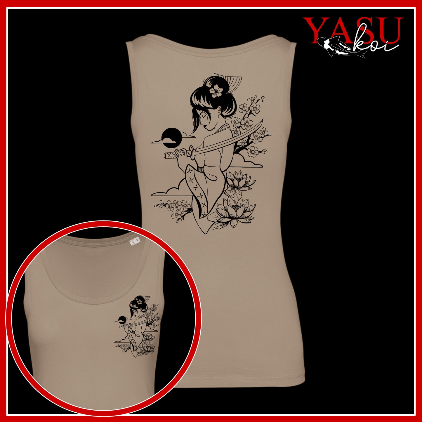 Onna-Bugeisha Organic Cotton Tank Top