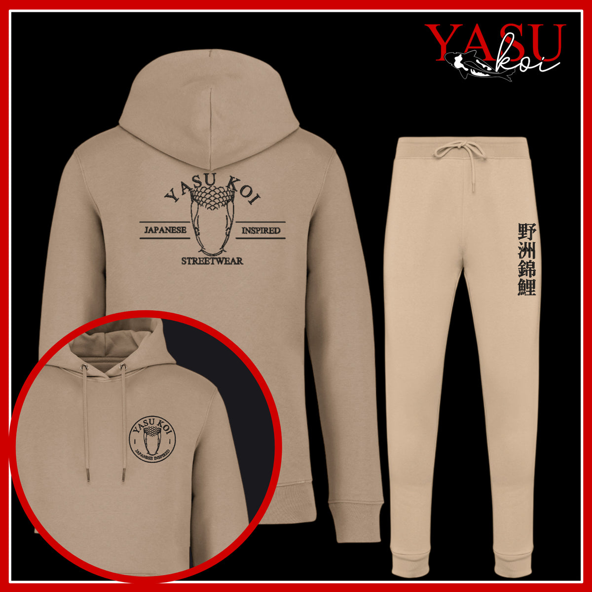 Yasu Nishikigoi Full Organic Tracksuit