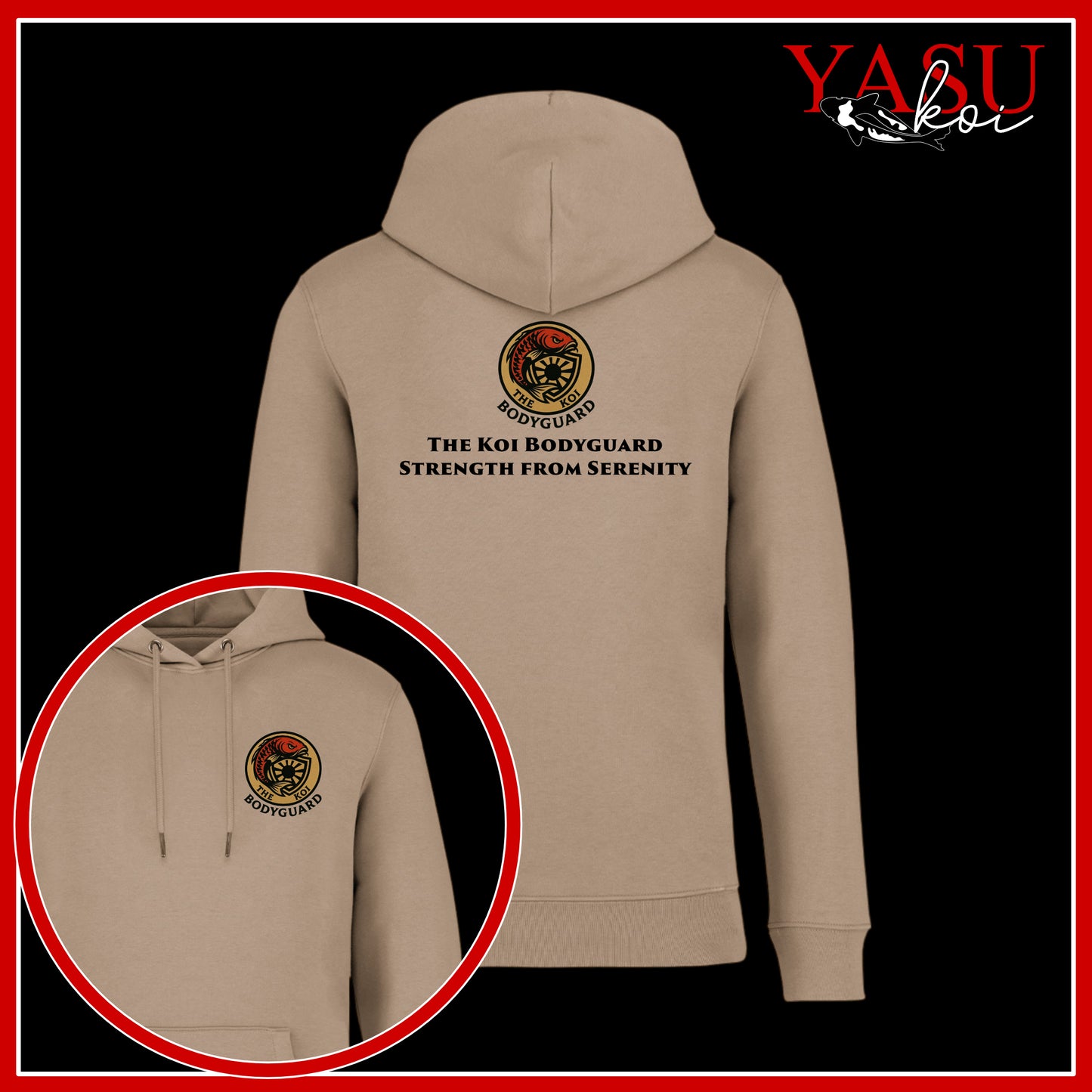 The Koi Bodyguard Organic Cotton Hoodie
